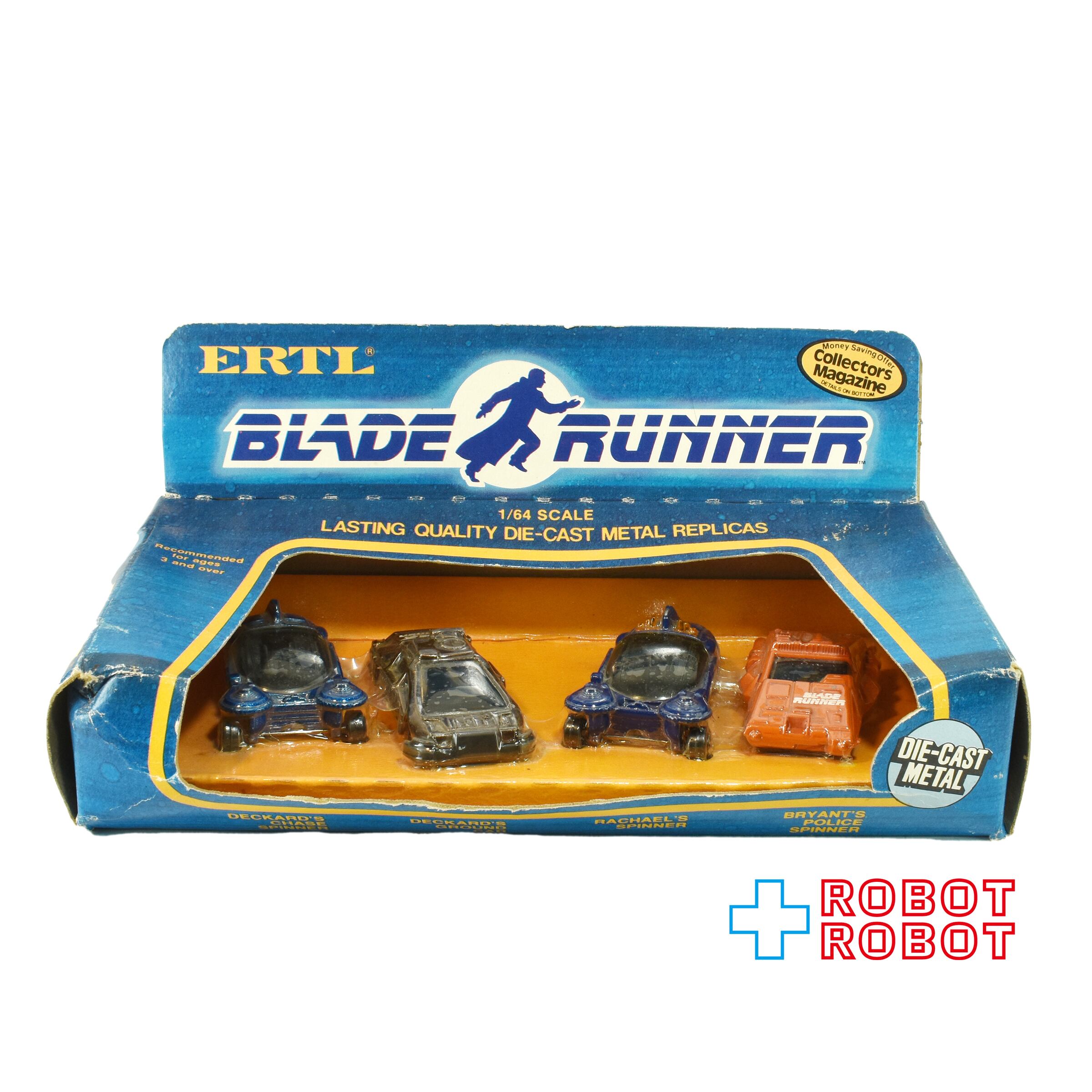 ertl ブレードランナー スピナー 4種 ミニカーセット 箱入 ※パッケージ