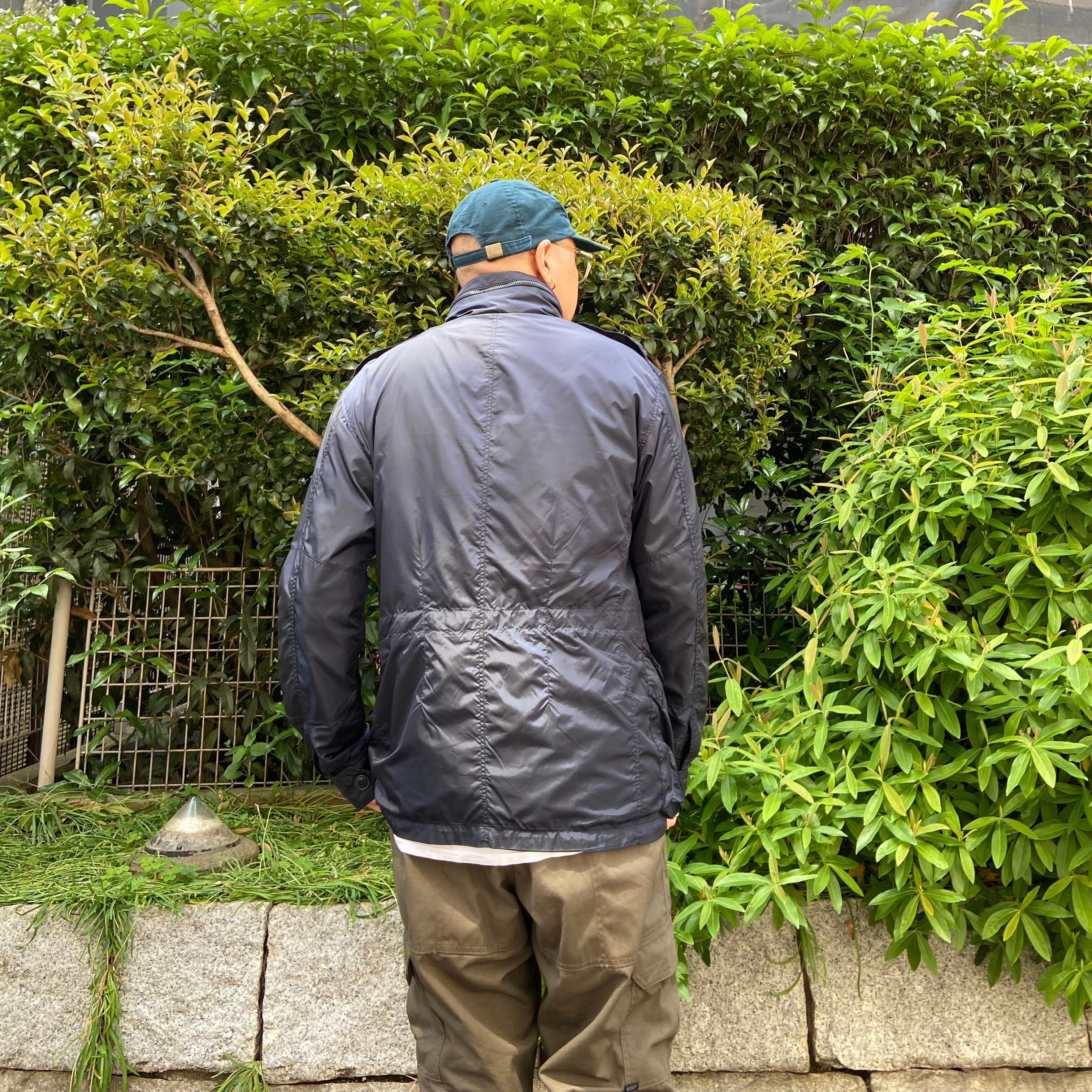 size: M 【 Polo Ralph Lauren 】ポロ ラルフローレン ラルフ ナイロン ナイロンジャケット アウトドア スポーツ テック  フルジップ 黒 ブラック 古着 古着屋 高円寺 ヴィンテージ