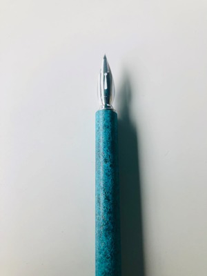 真鍮つけペン/青銅ブルー