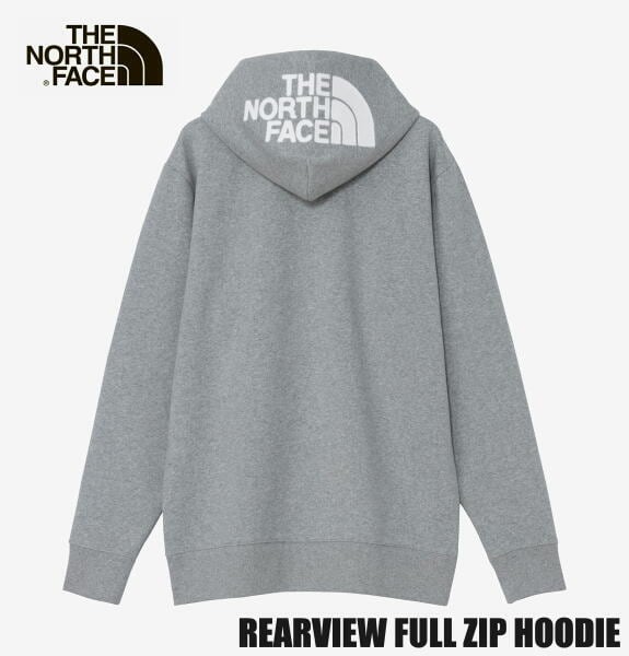 ザ・ノース・フェイス ノースフェイス パーカー スウェット ジップアップ THE NORTH FACE リアビューフルジップフーディ NT62640 ミックスグレー 2026年 モデル 新作