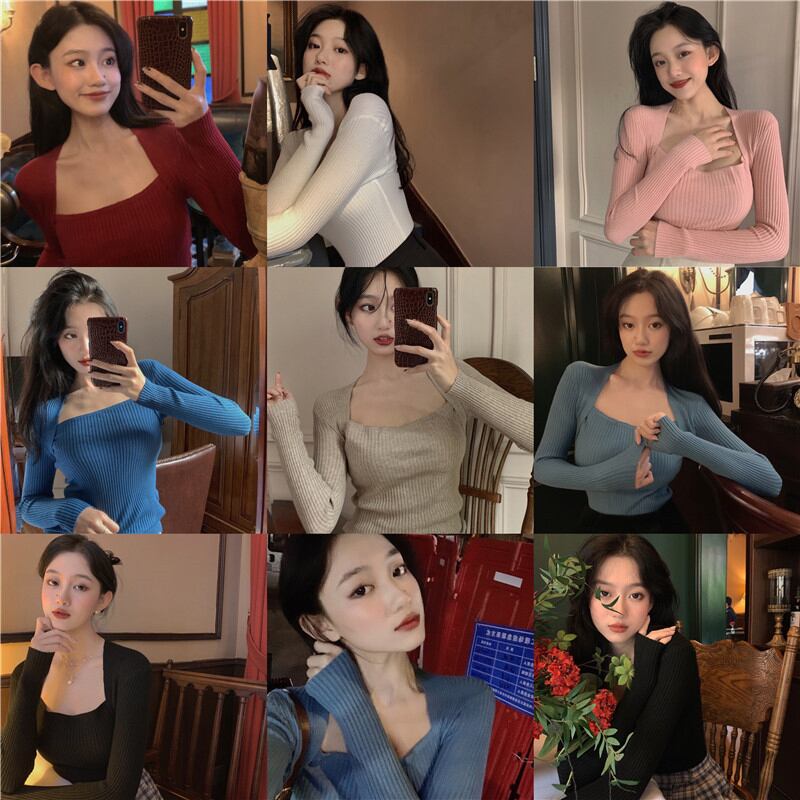 ニット ブラック スクウェア ブラックストロベリース2537079805