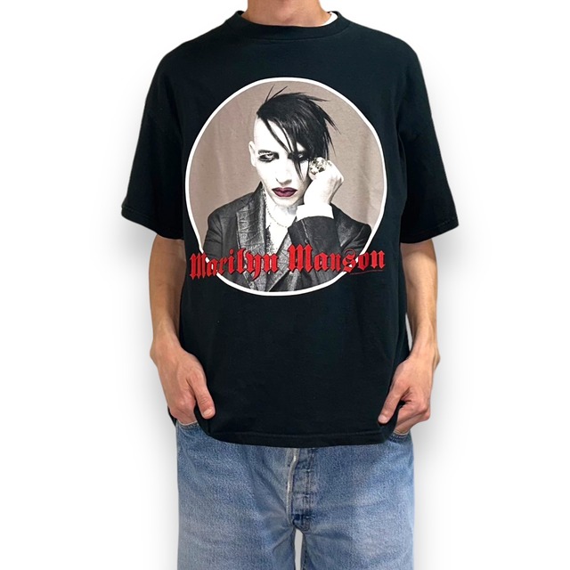 マリリンマンソン 2004 against all gods ツアー Tシャツ ブラック XL 