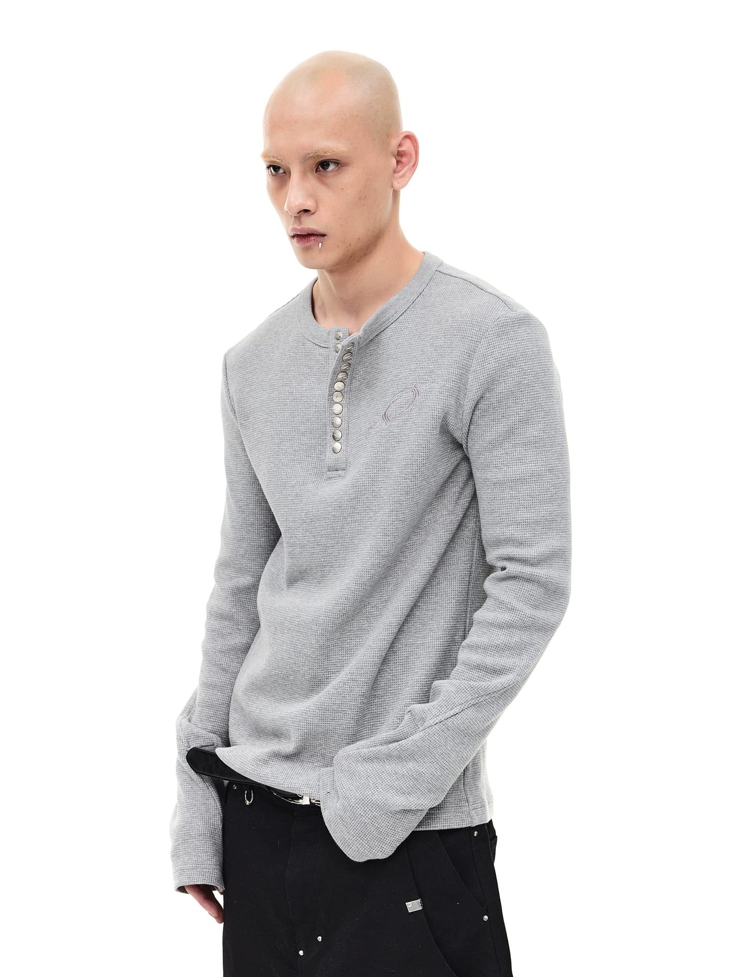 Opium Ribbed Thermal Henley Shirt サーマル Opium Ribbed Thermal Henley Shirt サーマル | Juns garment service