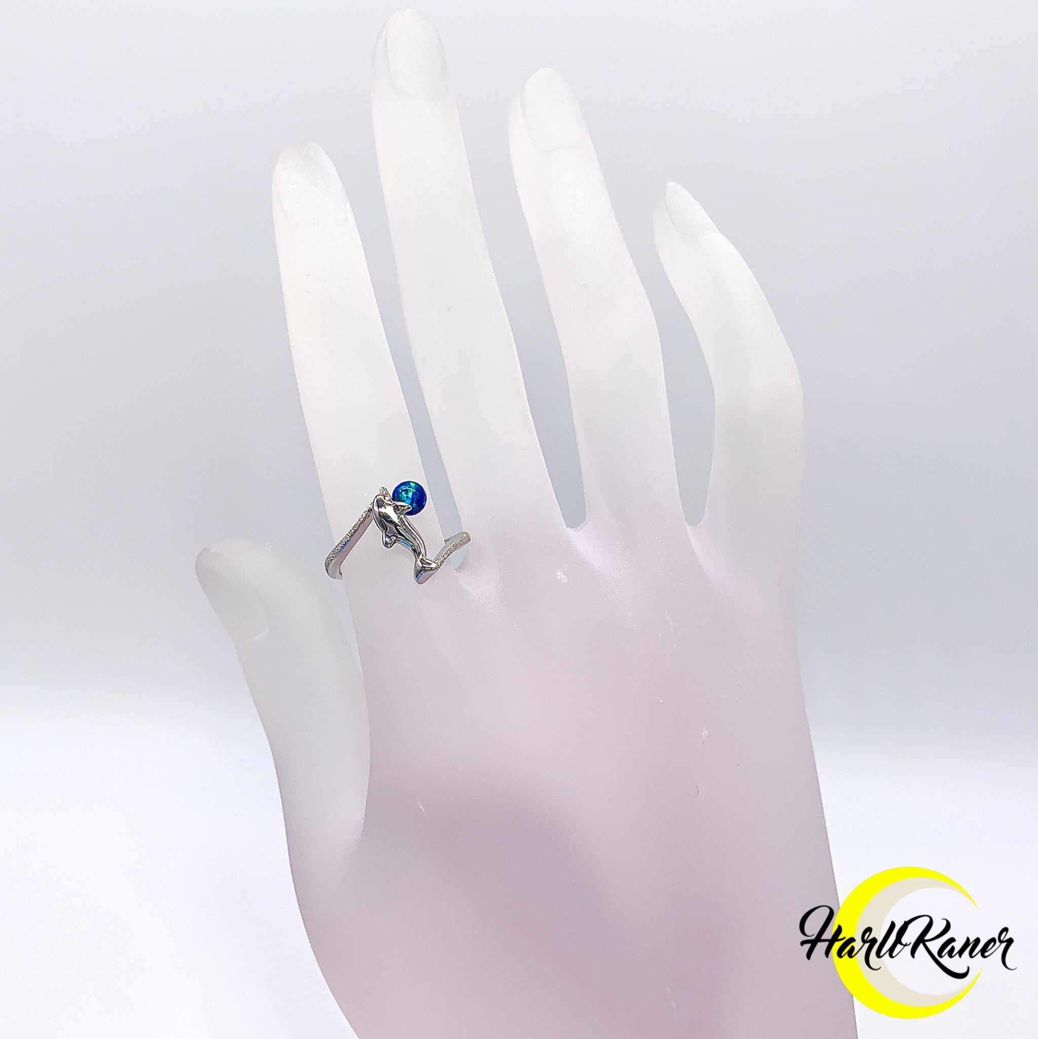 ⑩色のオパールから選べる☆Kanerリング(④㍉オパール) ⑩色のオパールから選べる☆Kanerリング(④㍉オパール)