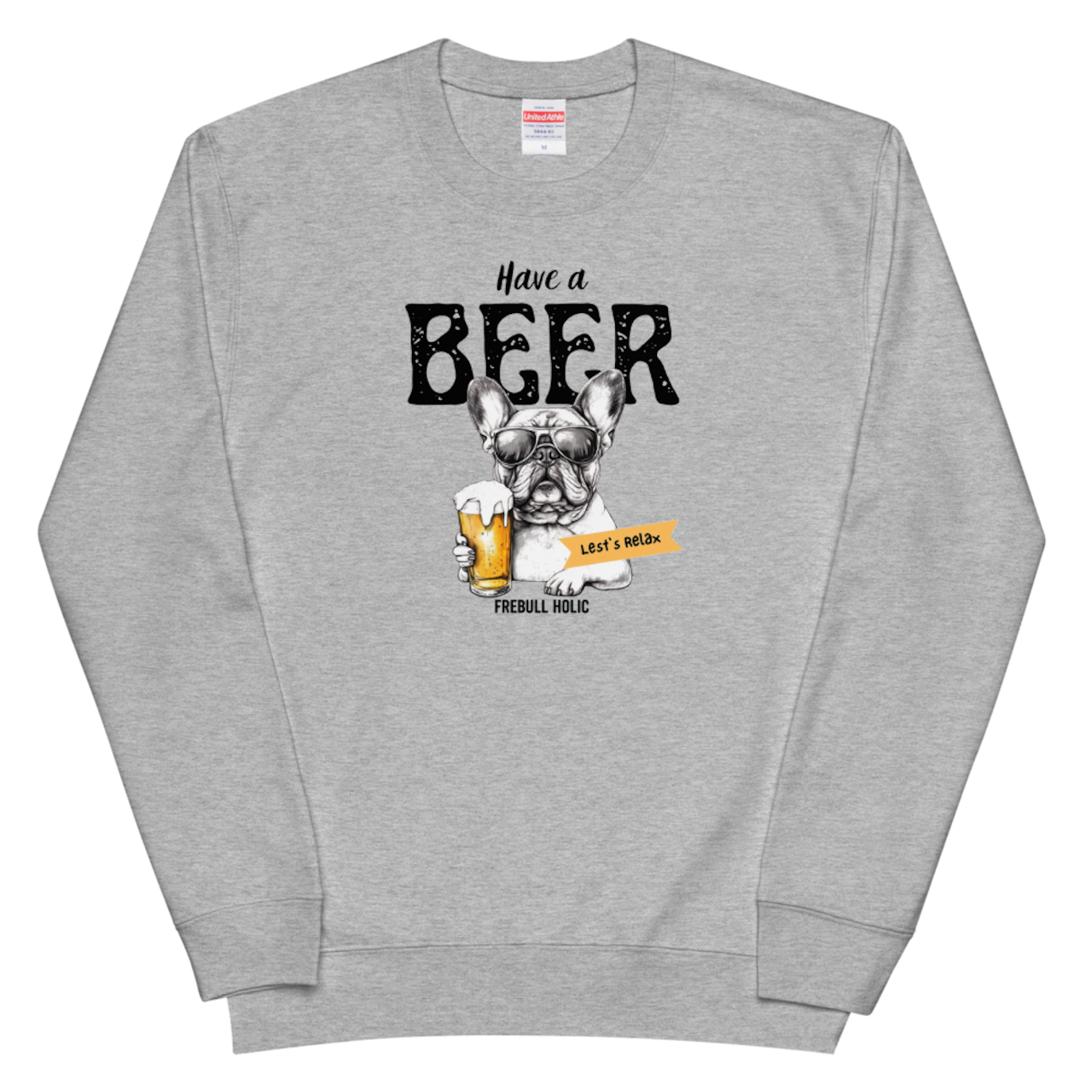 FREBULL BEER ユニセックス クルーネック スウェット (4colors) P00445