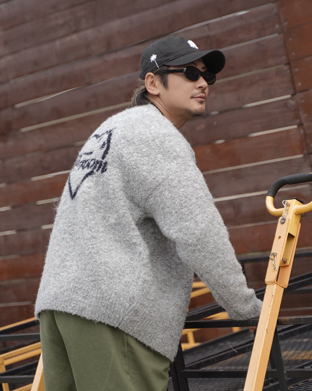 Re:room】CACTUS HEART JACQUARD CARDIGAN［REK158］ | #Re:room