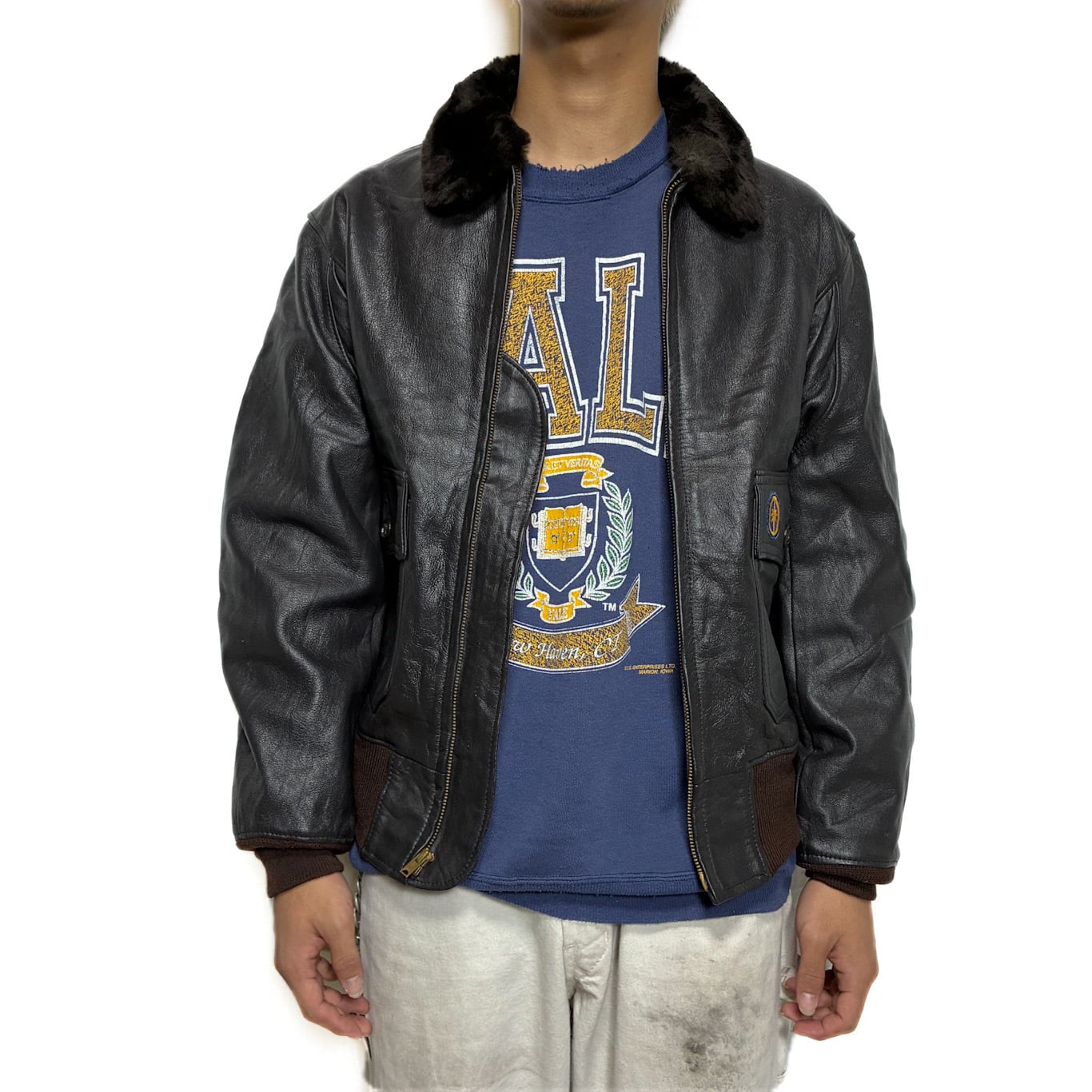 美品 米軍 DSCP ユーティリティジャケット 短丈 中綿入り L-S 海軍