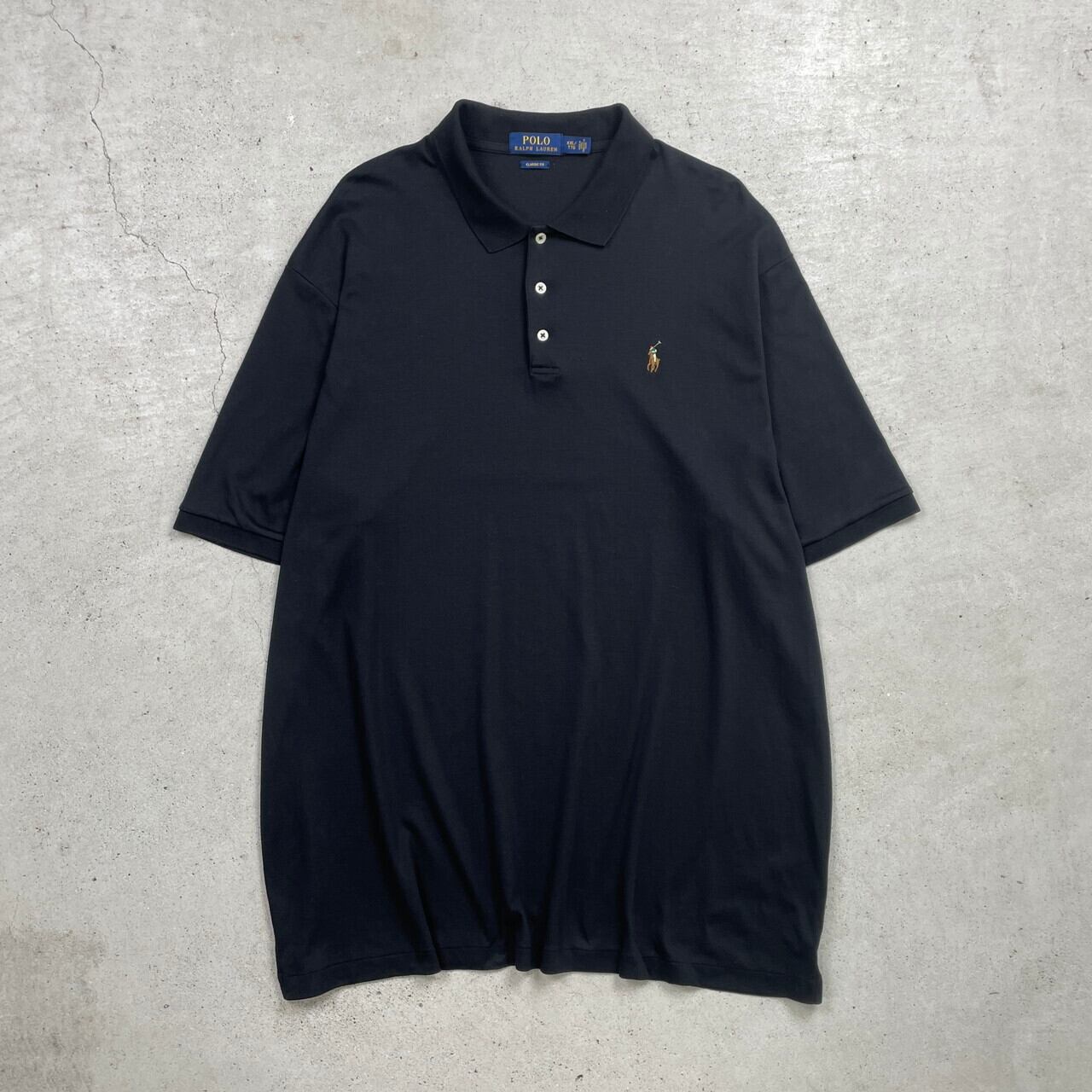 Polo Ralph Lauren ポロラルフローレン ポロシャツ フライス メンズ2XL