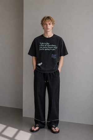 Forrest Gump Quote Tee / Black