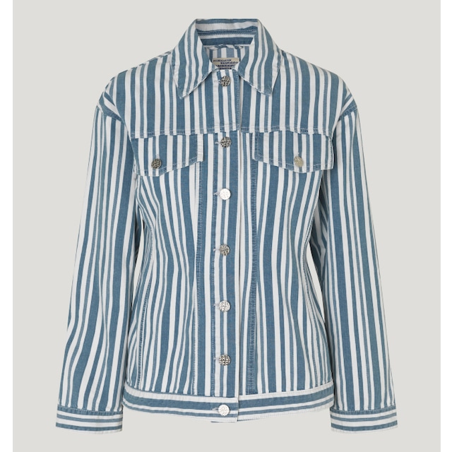 BAUM UND PFERDGARTEN　BILLIE JACKET　STRIPED SPRING DENIM