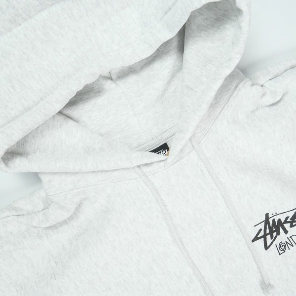 Size【L】 STUSSY ステューシー 25SS STOCK LONDON HOOD ASH HEATHER