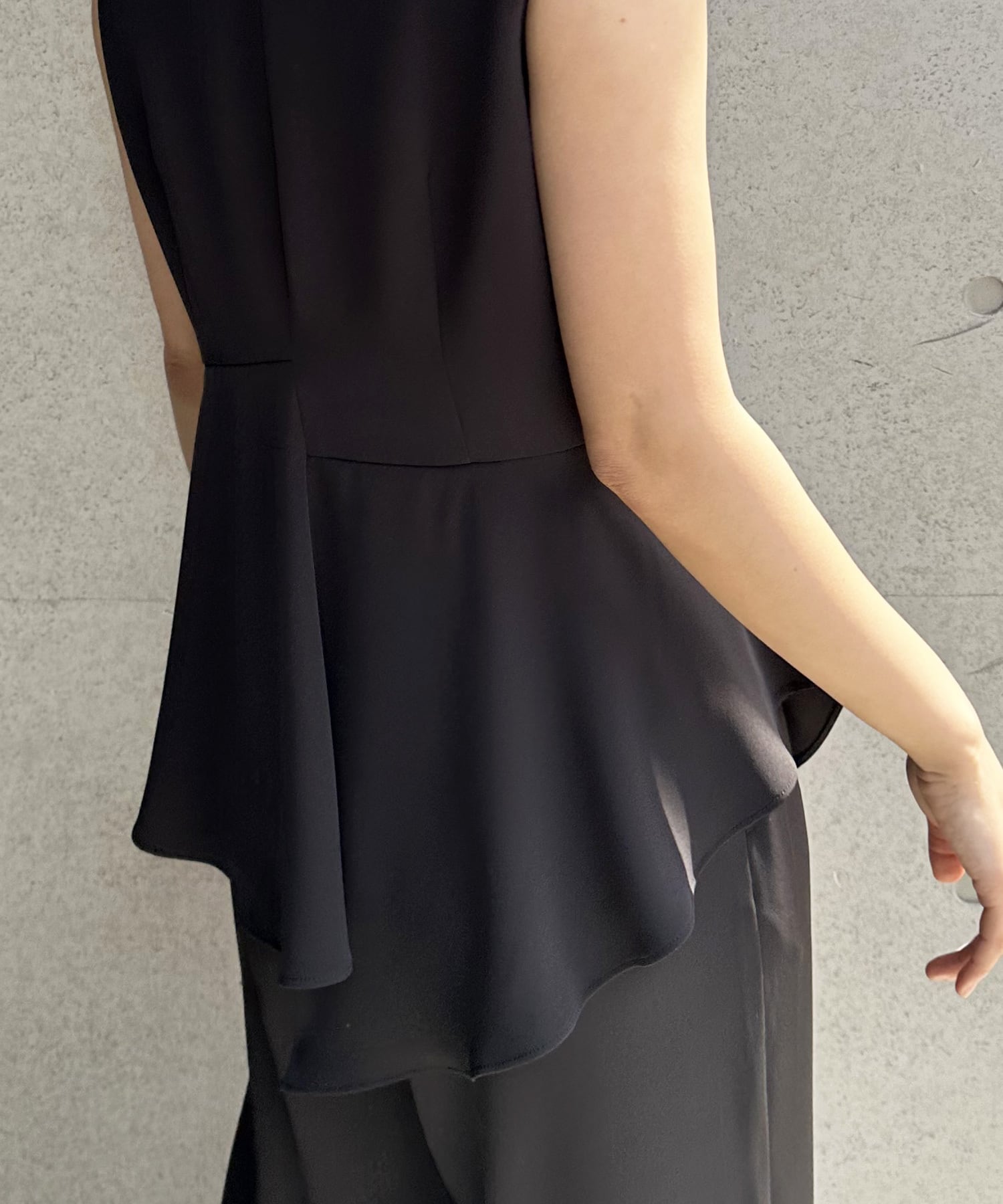 ノースリーブセットアップパンツ D/ブラック 38 | troisiemechaco