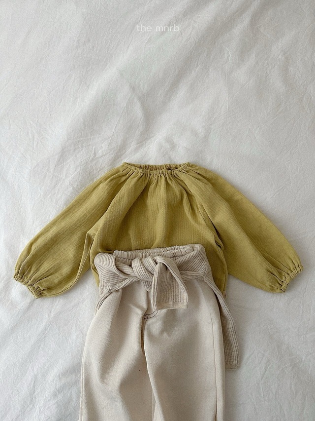 《予約》送料無料【minirobe】Balloon Blouse