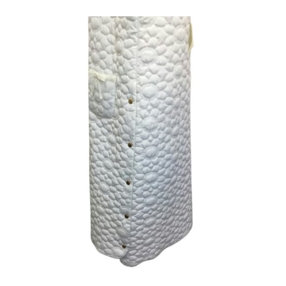 スーパービューティー　キルティングロングベスト　44サイズ　新品未使用品 スーパービューティー ロングベスト キルティング フードデザイン