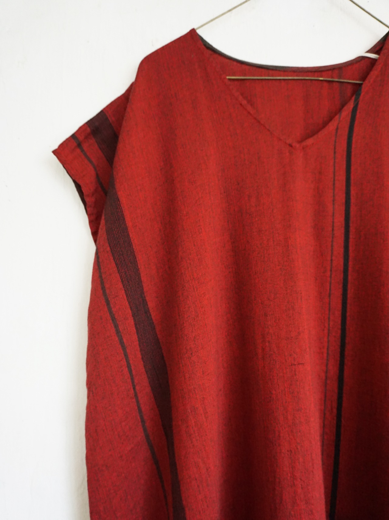 tamaki niime  fuwa-T LONG RED