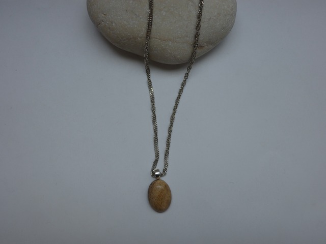 <vintage silver925>desert stone necklace