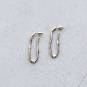 twist long oval pierce