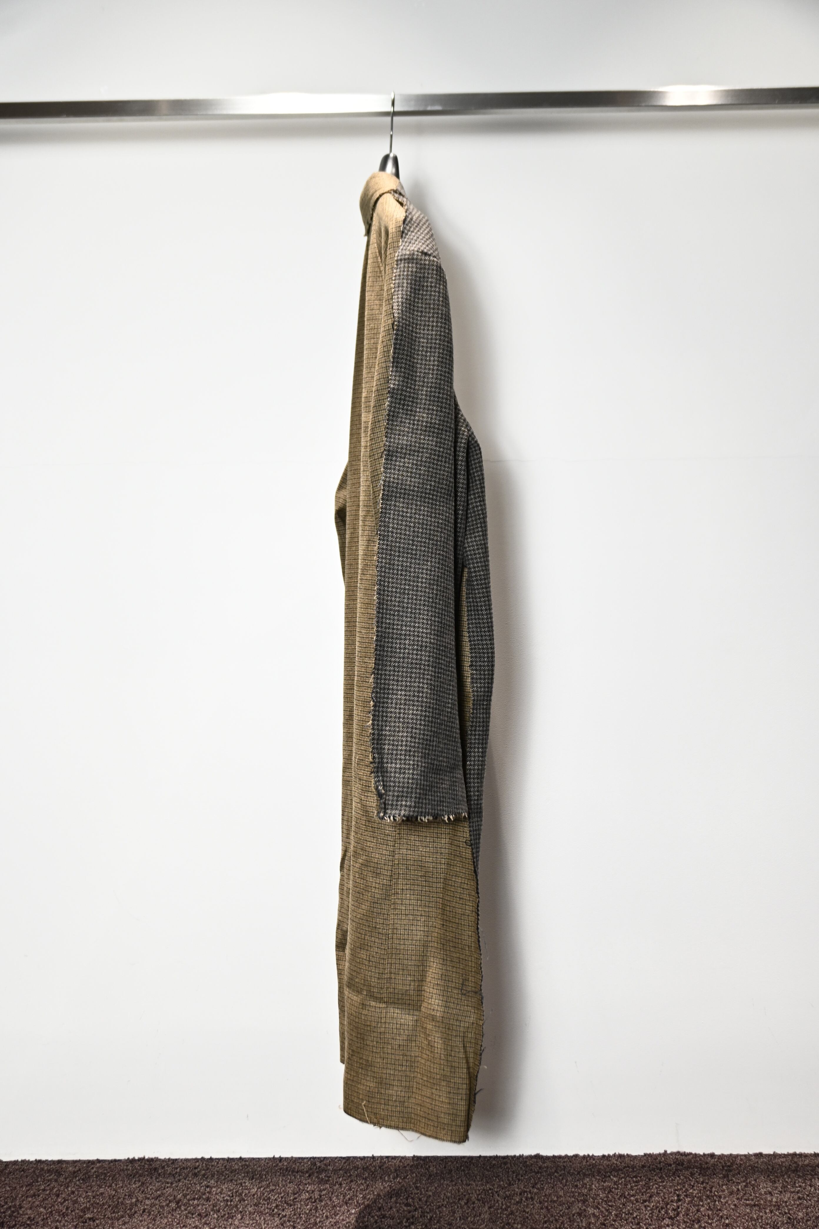 25AW】MARTINE ROSE マーティンローズ / HALF&HALF OVERCOAT