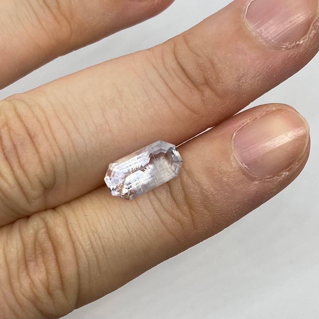 冬景色　デュモルチェライトインクオーツ