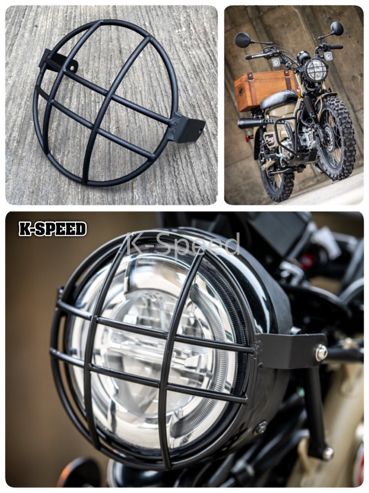 ホンダ CT125 ハンターカブ ヘッドライトガード K-Speed, Diablo 