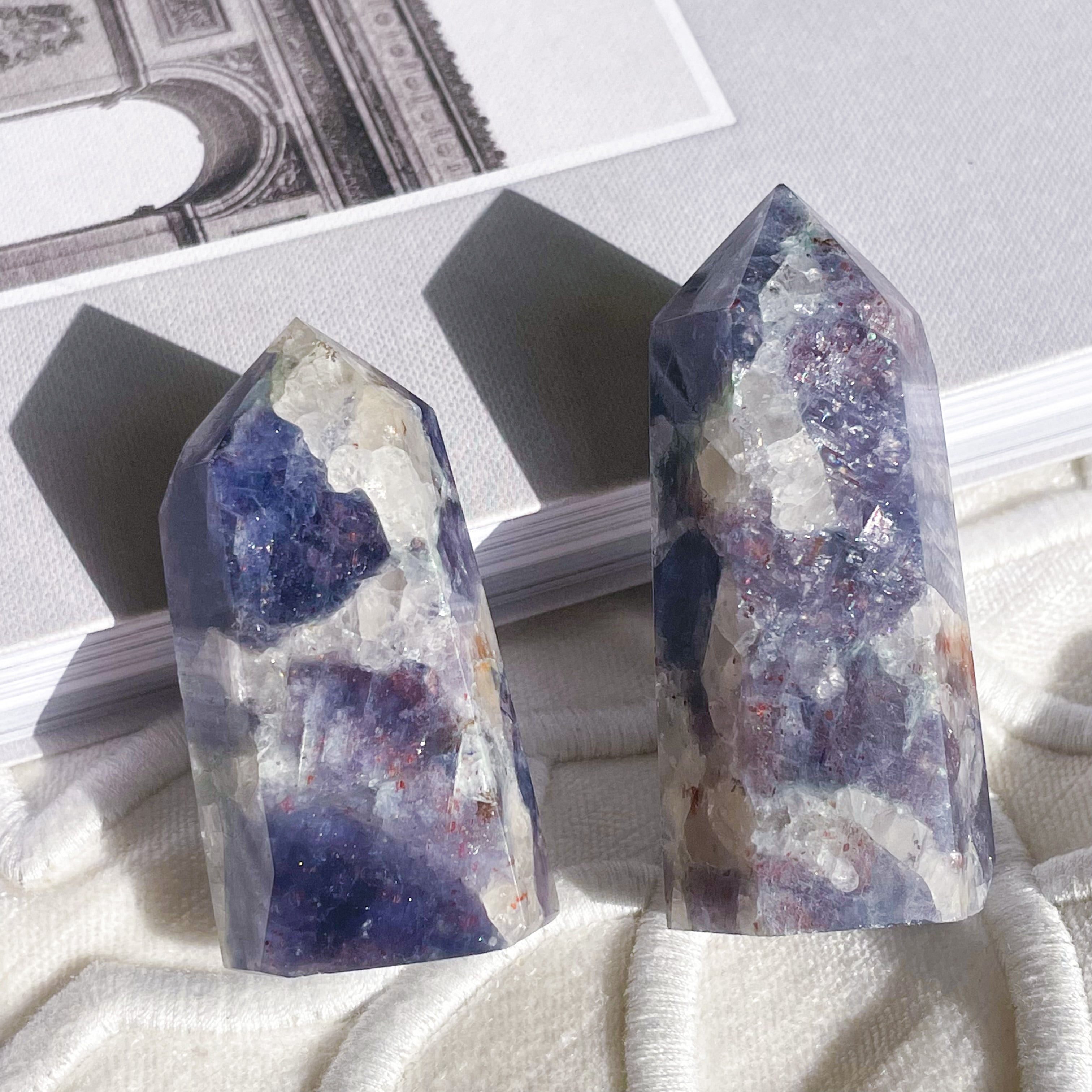 Mica Iolite in Quartz 1✧ マイカ アイオライト | FLUXY - 天然石と