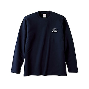KSBR　ロングスリーブTシャツ　ネイビー地に白色文字　S-XL