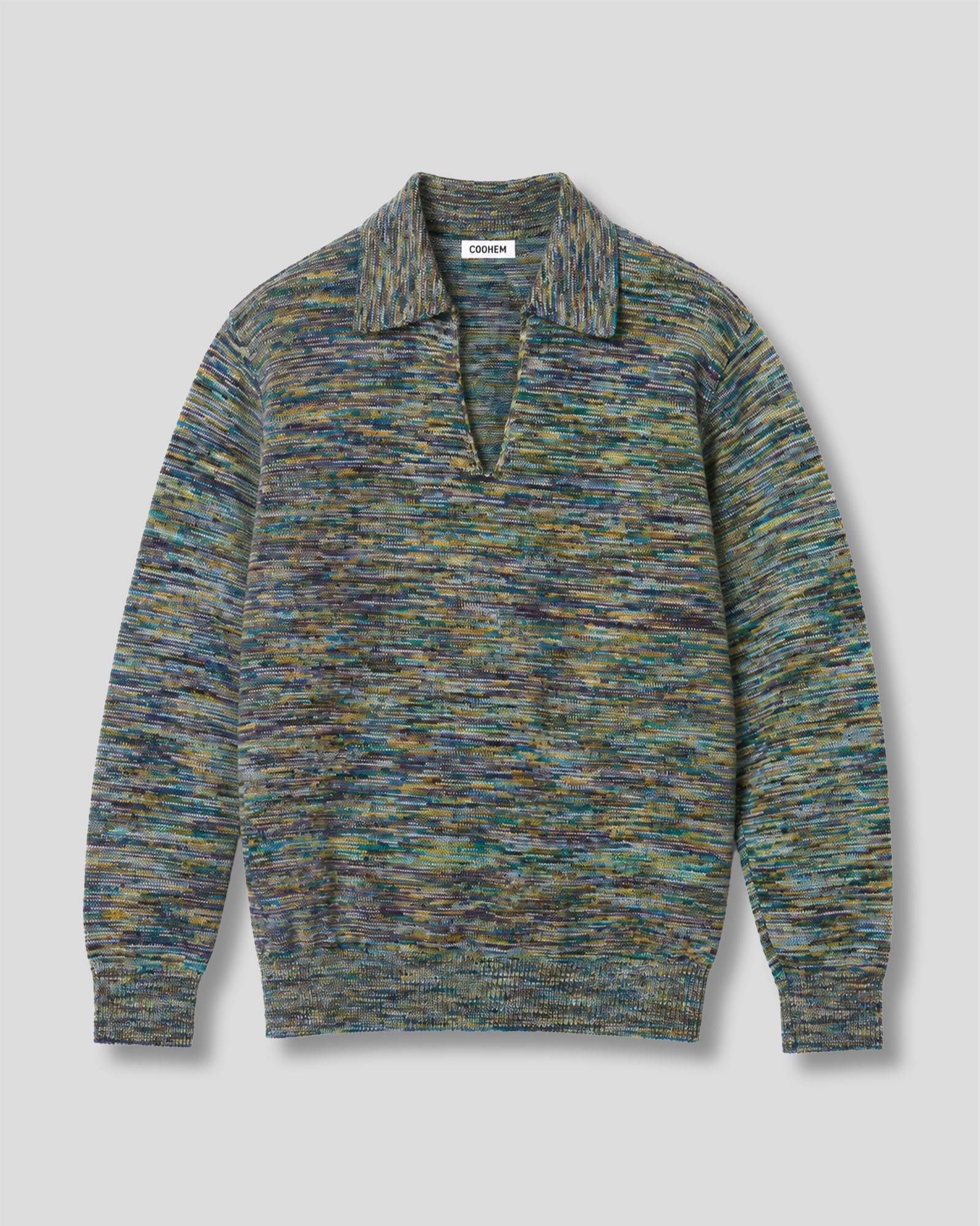 ONI KASURI WOOL KNIT P/O BLUE MULTI