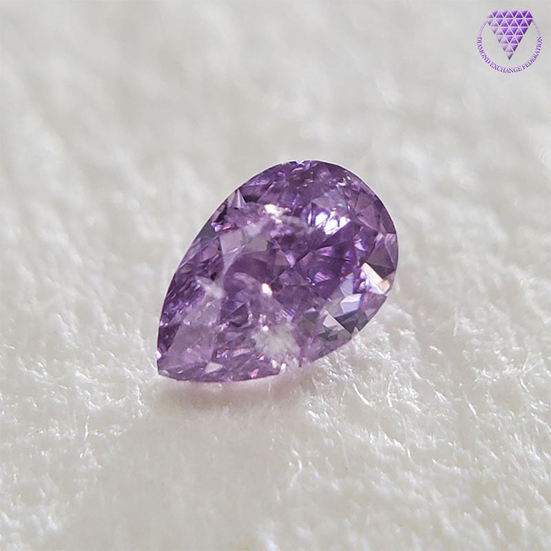 パープルダイヤモンドルース/ F.I.P. PURPLE/ 0.080 ct.