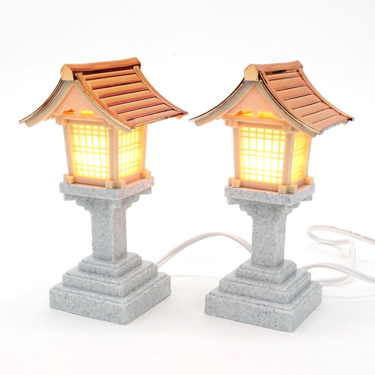春日灯籠 銅屋根 高さ17.3cm【とうろう 神棚 神具 灯篭 燈篭 燈籠