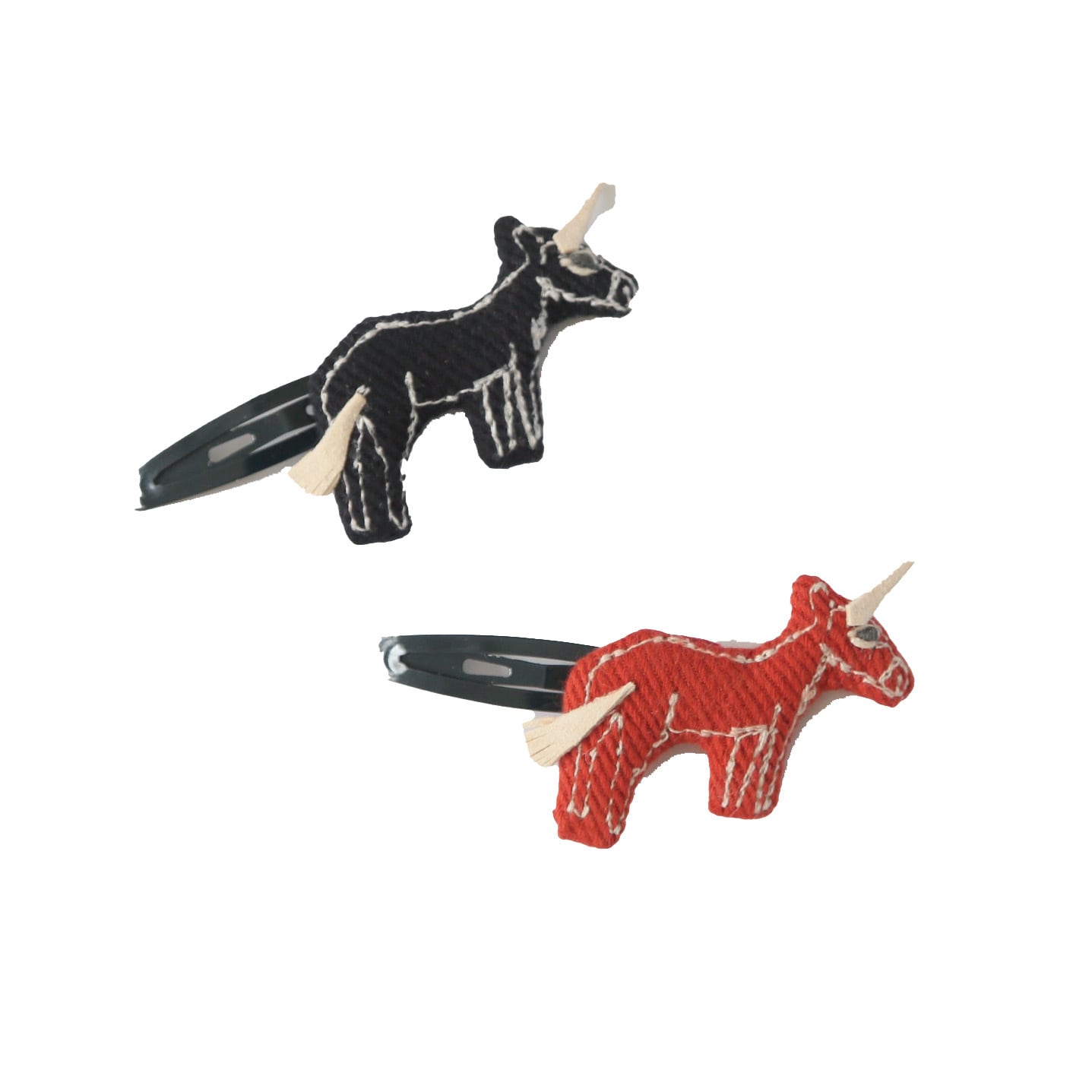 mina perhonen / mori no hoshi ヘアピン / navy・ red