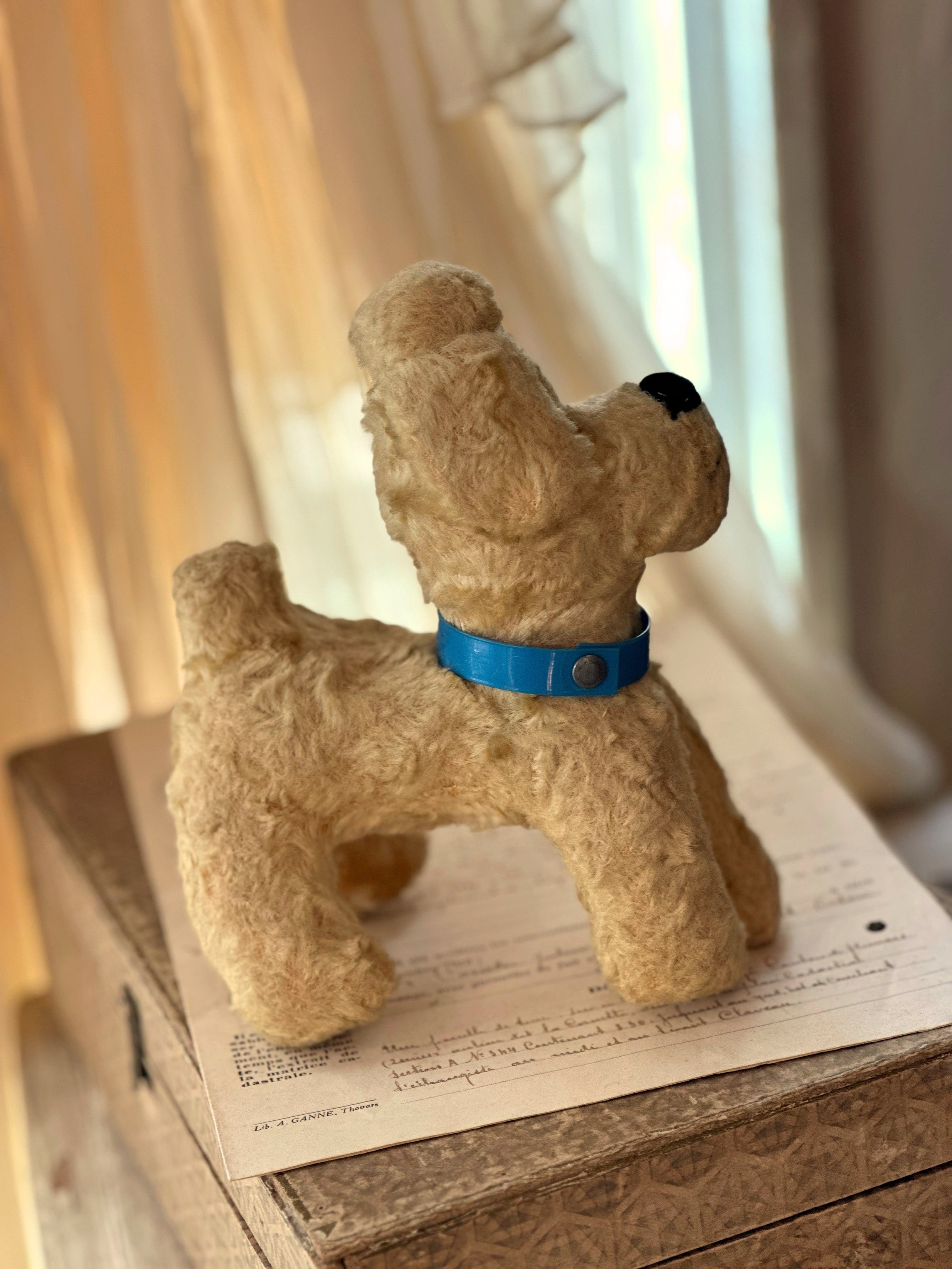 プードルの小さなぬいぐるみ 犬の人形 ドール | Brocante de La