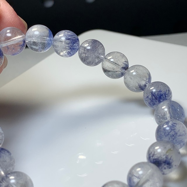 ブルーが美しい☆デュモルチェライトインクォーツ