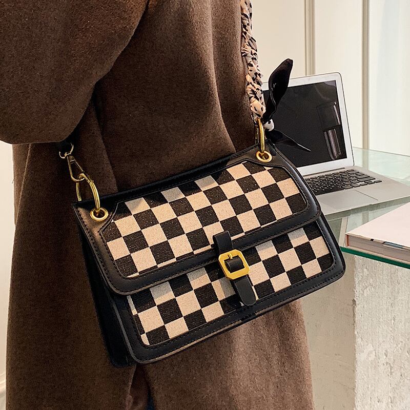 オータムウィンタースタイルシングル 秋物 冬物 スクウェア Tiancai_Wing_Bag68175116356