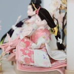 ピーカブーひな人形 ベルズキッスシリーズ アクリルケース飾り 【ひなた -Hinata-】 ひな人形|雛人形|桜|筒形照明|和モダン thumbnail 4