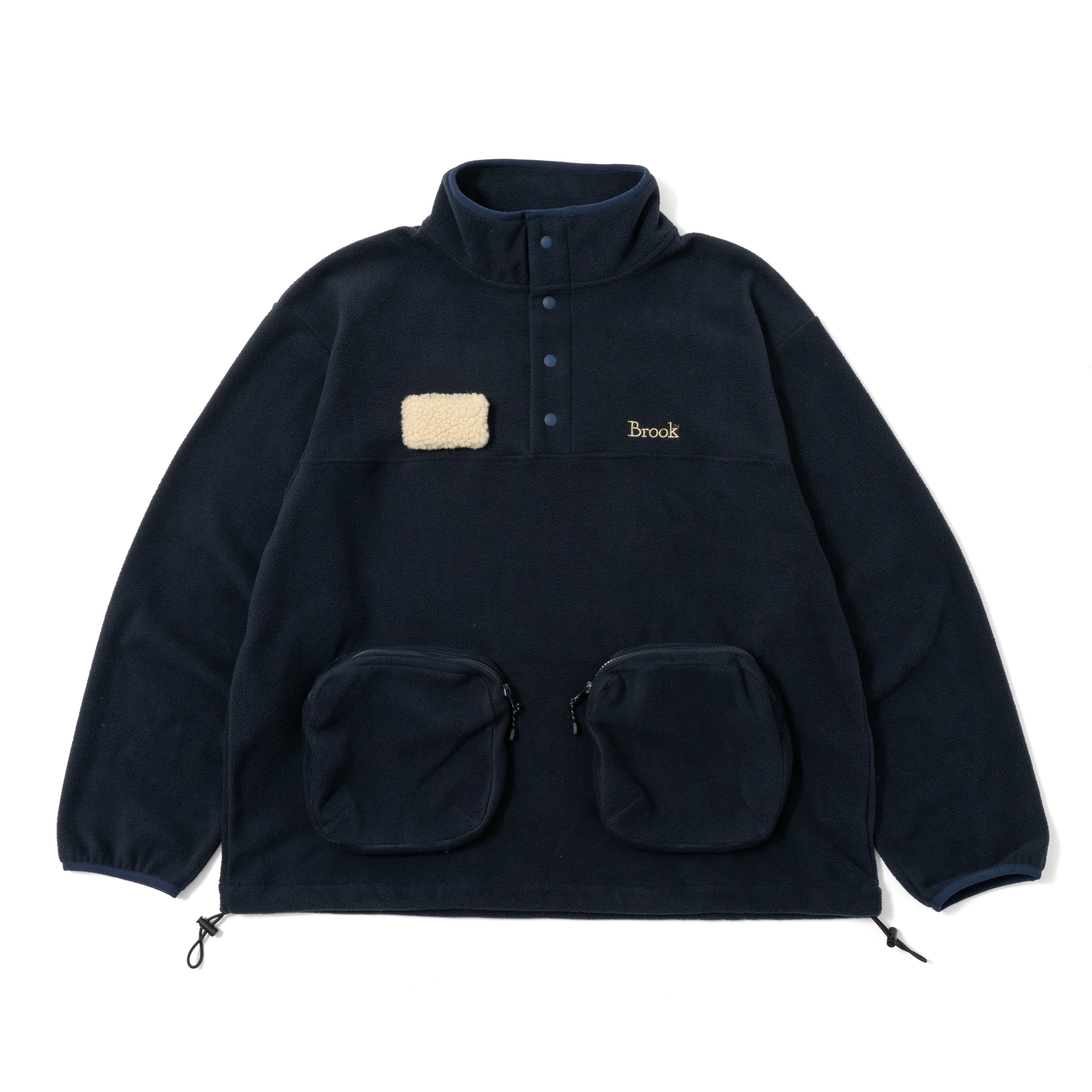 Navy)Brook Long Sleeve Fleece JKT