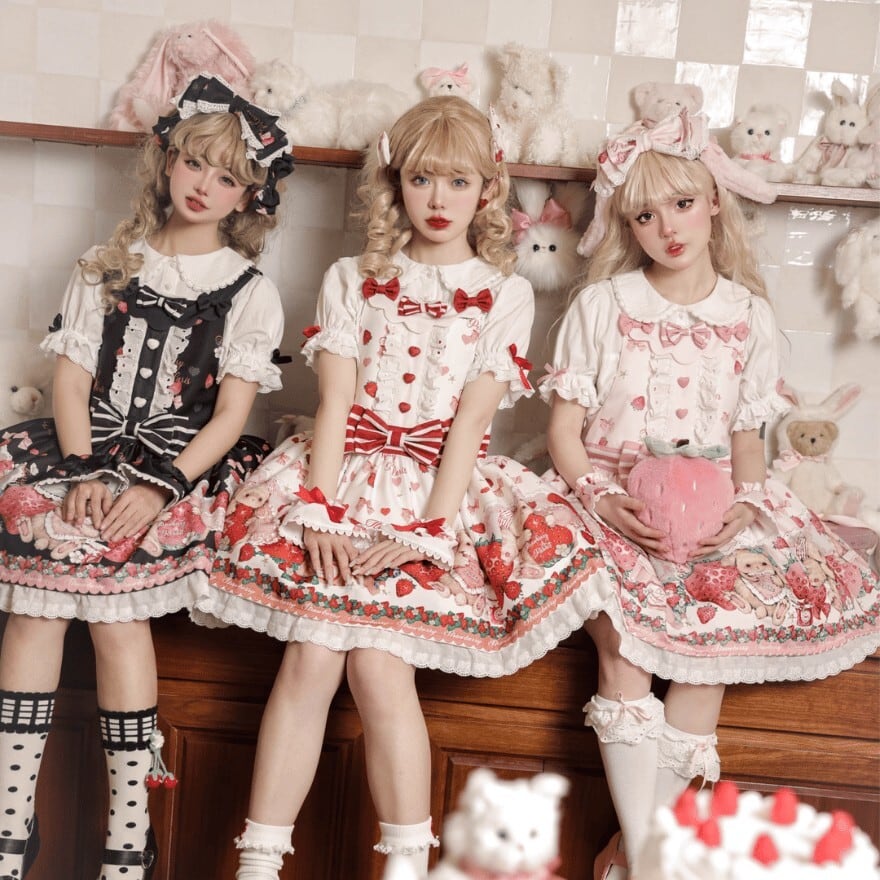 ゆめかわ カチューシャ いちご ガーリー 甘め｜SEASONZ | ロリータ