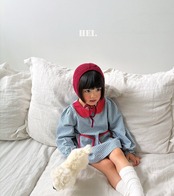 韓国子供服 / 26Autumn / 〖取寄〗Hei / マアチルダワンピース / キッズ服 / カラフル服 / 秋服 *XS~XL*