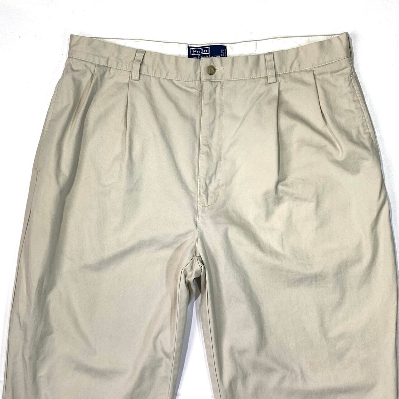 Polo Ralph Lauren ポロラルフローレン 2タック ツータック チノパンツ