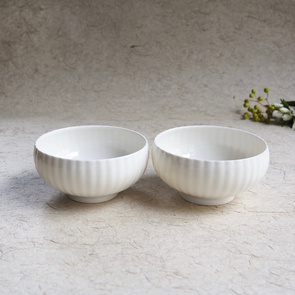 色原 昌希/白磁 リンカbowl