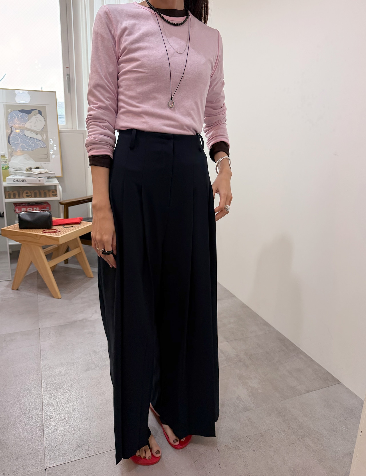 【新作5%OFF・3日間】High TR Slacks_2colors
