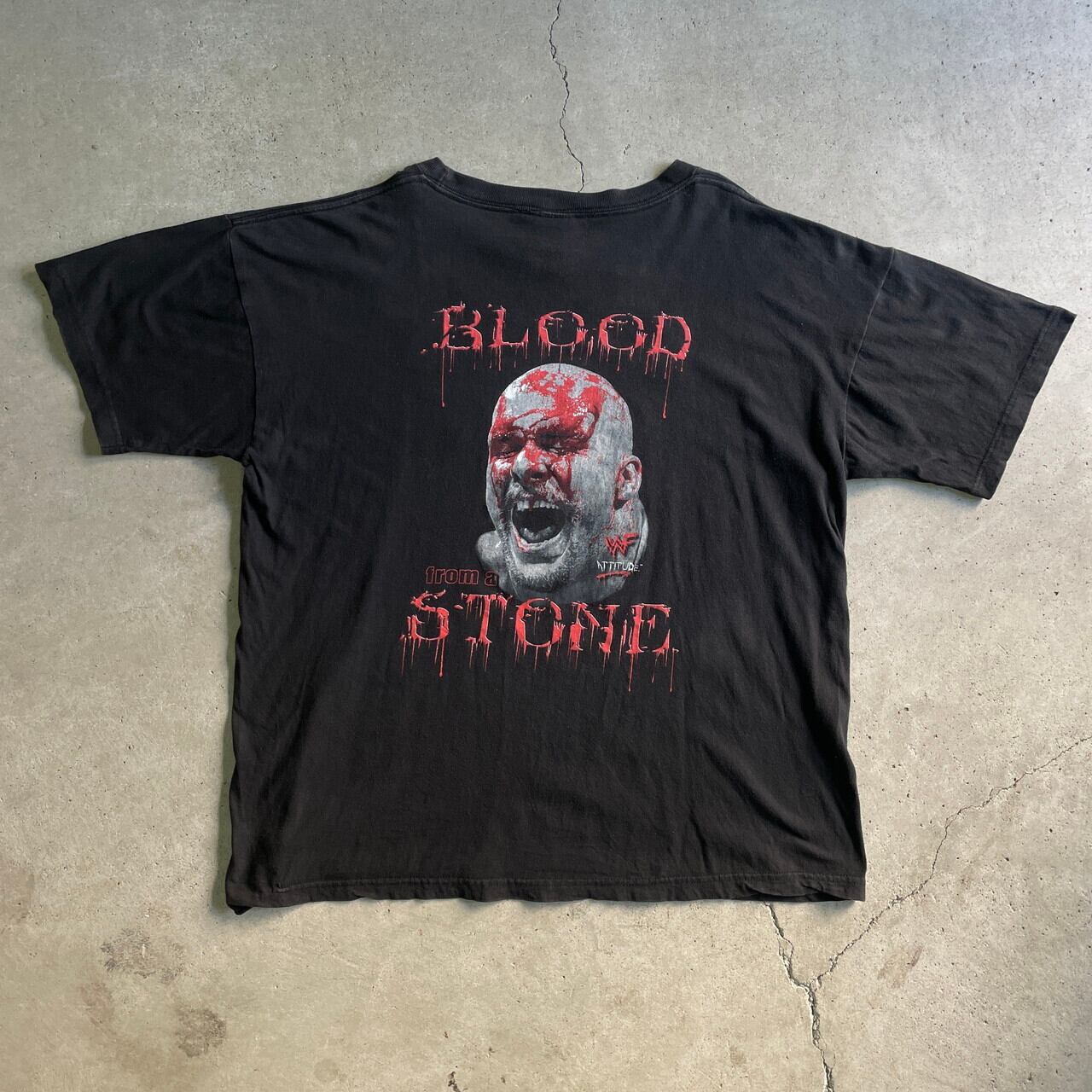 90年代 WWF Stone Cold Steve Austin プロレスラー 両面プリント バックプリント Tシャツ メンズXL 古着 90s  ヴィンテージ ビンテージ ストーン・コールド・スティーブ・オースチン 人物 ブラック 黒 【Tシャツ】 | cave 古着屋【公式】古着通販サイト