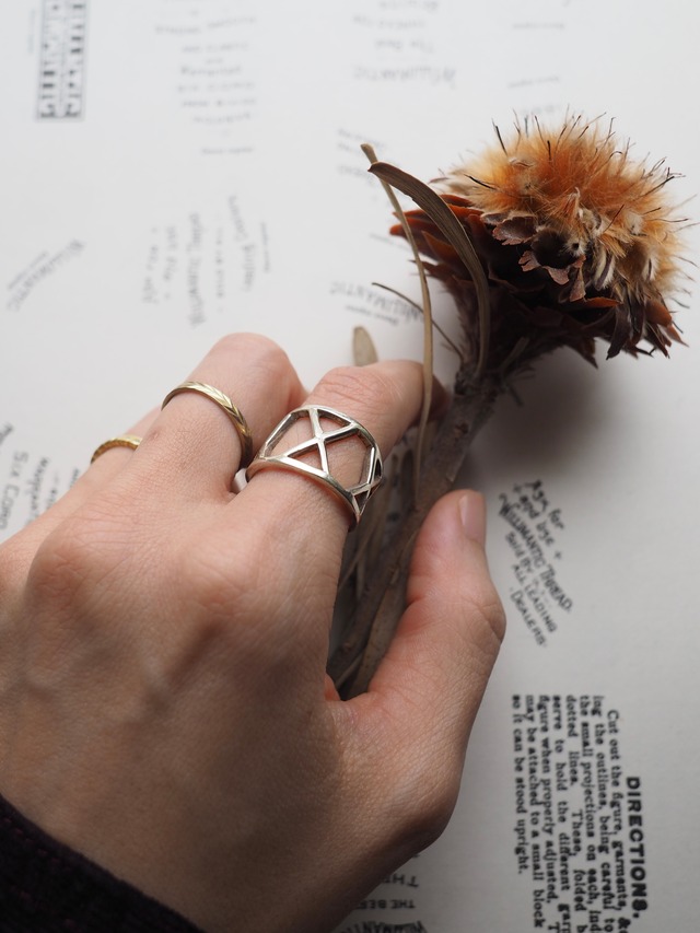 AMERICA Design 925 Silver Ring