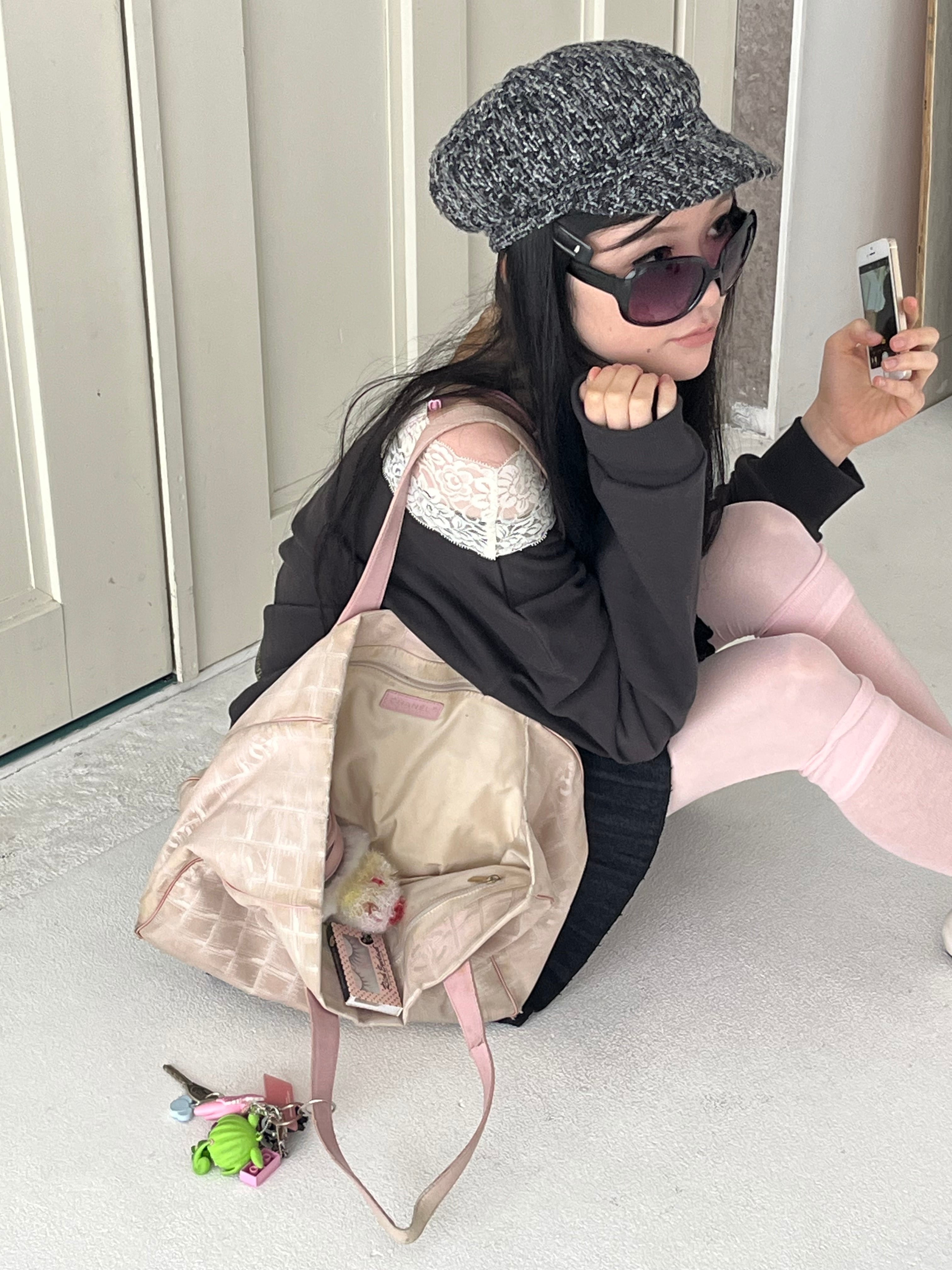 Dlys Off shoulder sweat shirts charcoal | n.k atelier