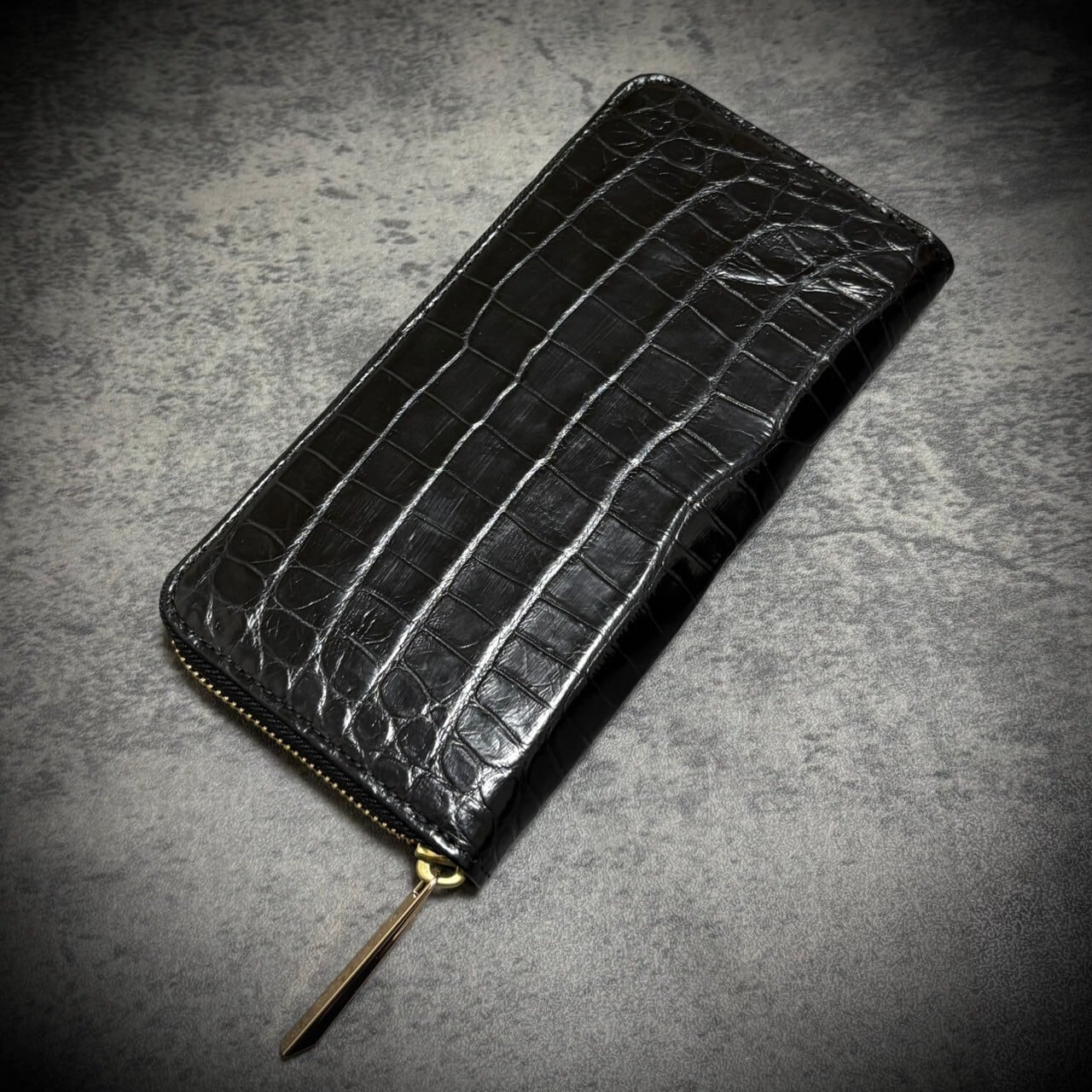 VALLGO Leather Shop クロコダイル ガルーシャ 財布