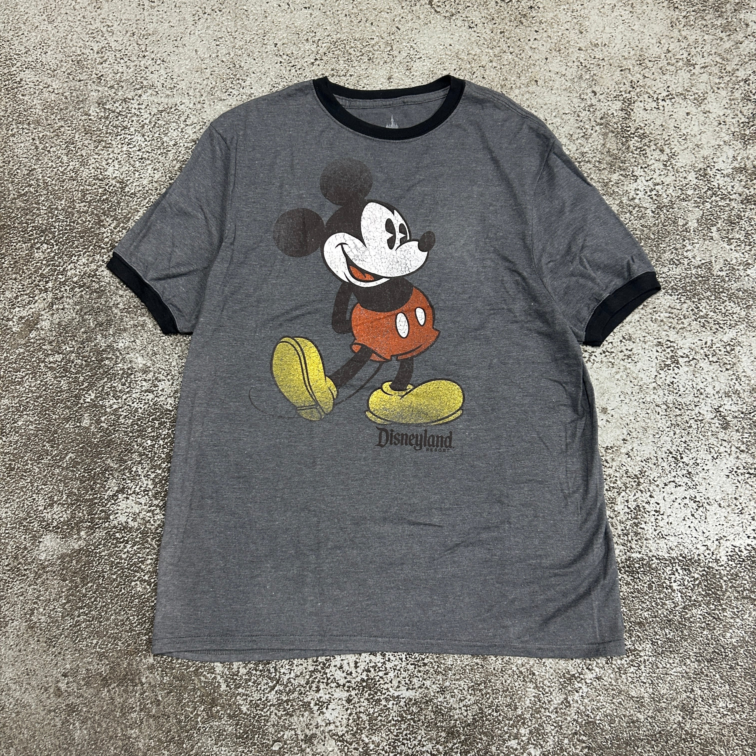 OLD "Disney"design ringer T-shirt