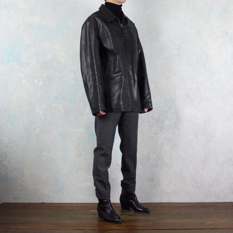 J.CREW レザーハーフコート【CU-1565】 | cv