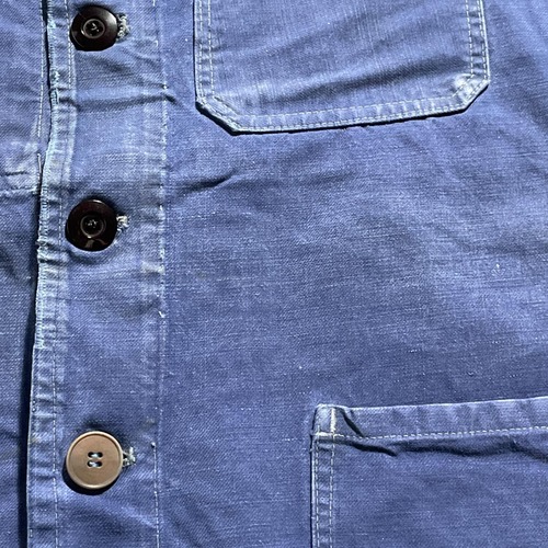 50-60s フランス軍 刺繍タグ Metis フレンチワークジャケット 詳細写真13