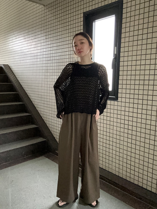 【attrayant】Mesh Tops