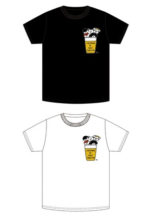 ますださえこ×空きっ腹に酒「SUKIPPARA NI SAKE FAN CLUB」Tシャツ