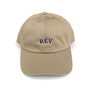 Reverse Original - “REV” 6PANEL CAP - KHAKI